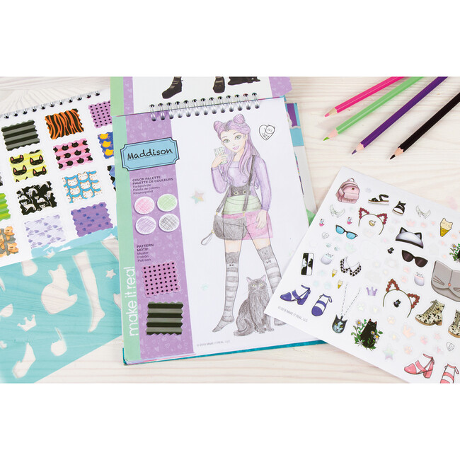 Fashion Design Sketchbook: Pretty Kitty - Arts & Crafts - 2