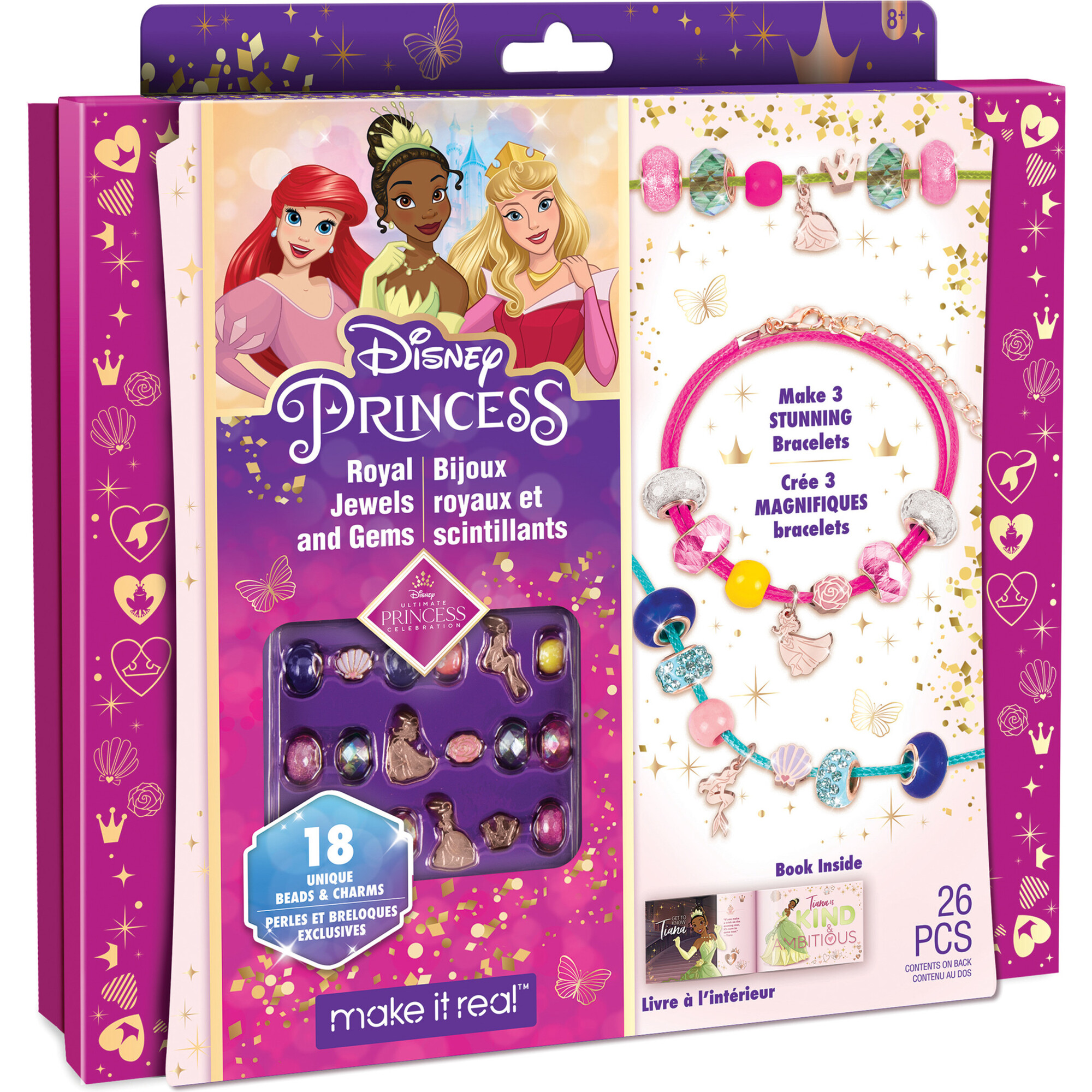 Disney Princess: Royal Jewels & Gems DIY Jewelry Kit - Arts & Crafts - 1