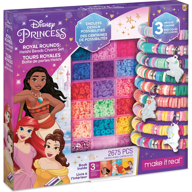 Disney Princess: Royal Rounds: Heishi Beads Charms Set