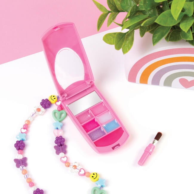 Flip Phone Lip Gloss Set & DIY Lanyard - Arts & Crafts - 5