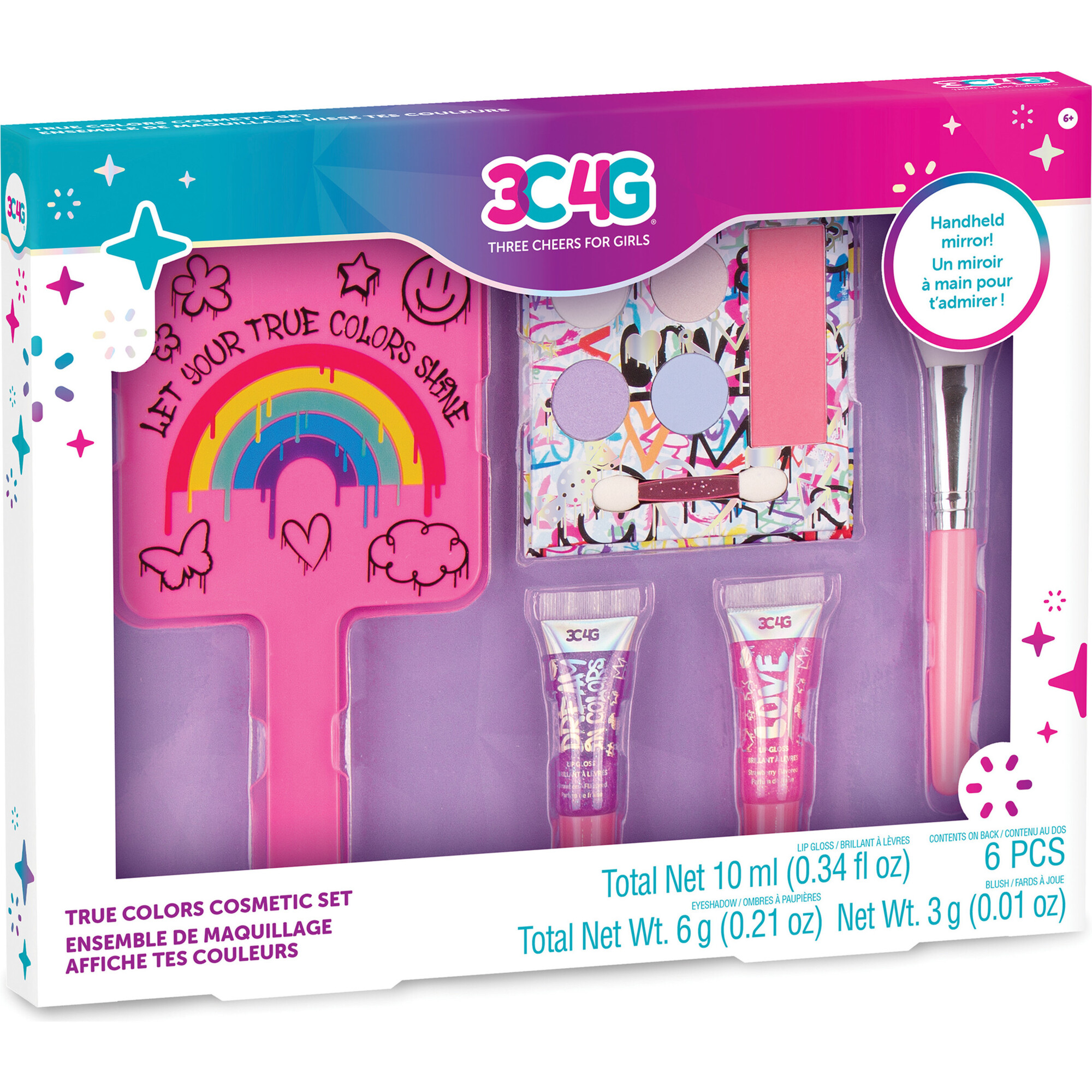 3C4G: Graffiti: True Colors Cosmetic Set & Mirror - Arts & Crafts - 1