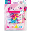 3C4G: Candy Plush Pocket Locking Journal With Pen - Arts & Crafts - 1 - thumbnail