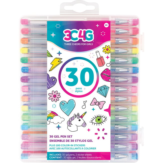 3C4G: 30 Piece Gel Pen Set