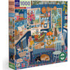 Piece and Love Blue Kitchen 1000 Piece Jigsaw Puzzle - Puzzles - 1 - thumbnail