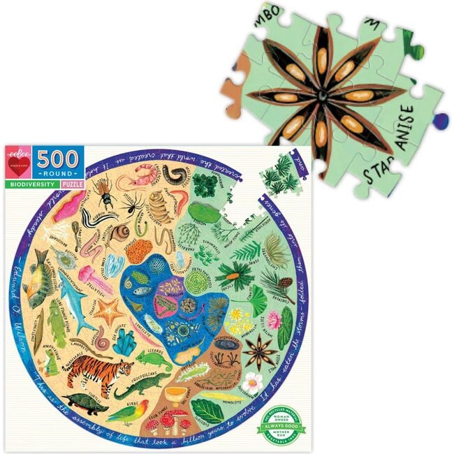 Piece and Love Biodiversity 500 Piece Jigsaw Puzzle - Puzzles - 2