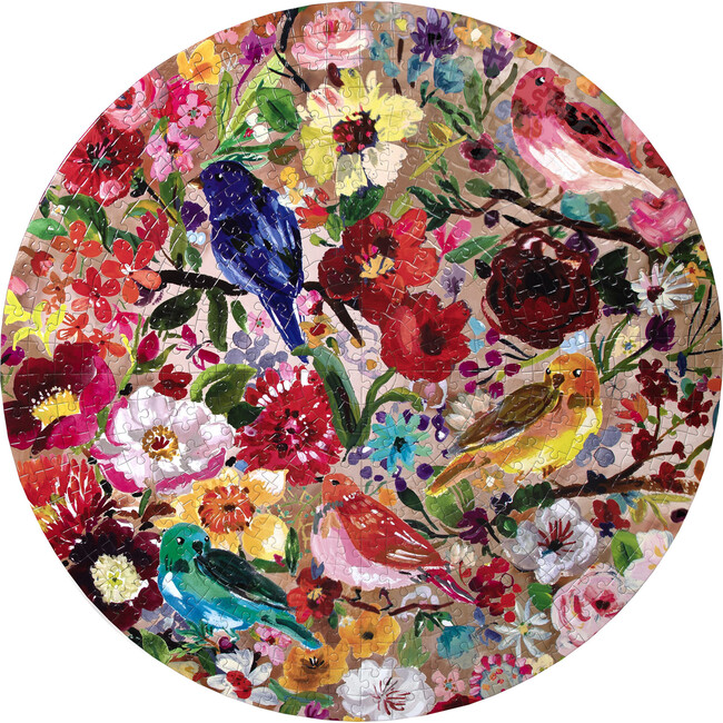 Piece and Love Birds & Blossoms 500 Piece Jigsaw Puzzle - Puzzles - 2