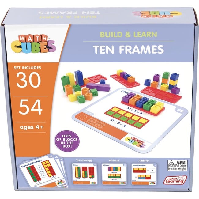 Mathcubes - Ten Frames - 30 Activity Set