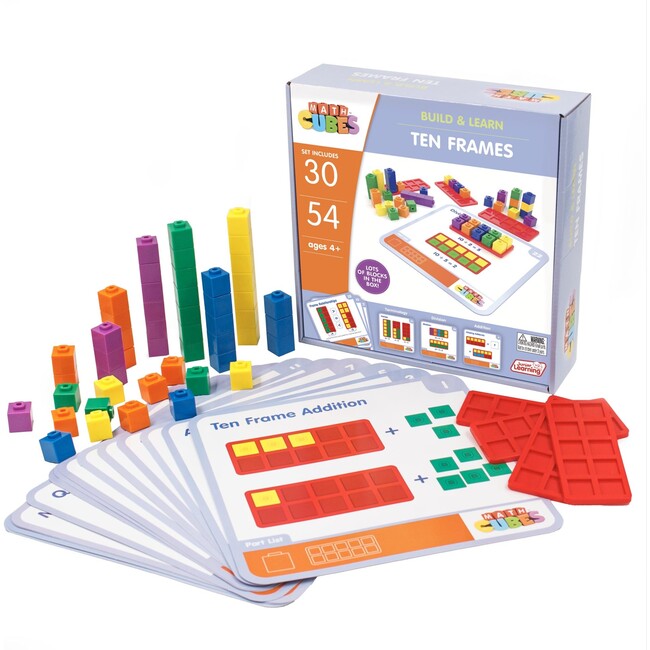 Mathcubes - Ten Frames - 30 Activity Set - STEM Toys - 2