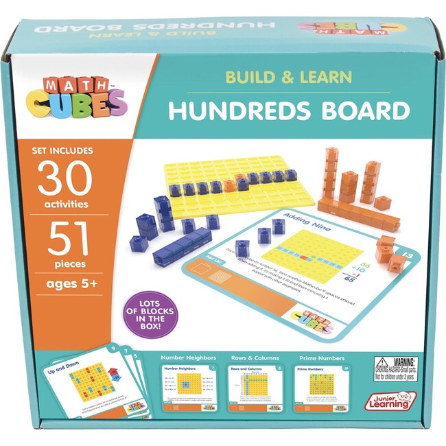 Mathcubes - Hundreds Board Activity Set - STEM Toys - 3