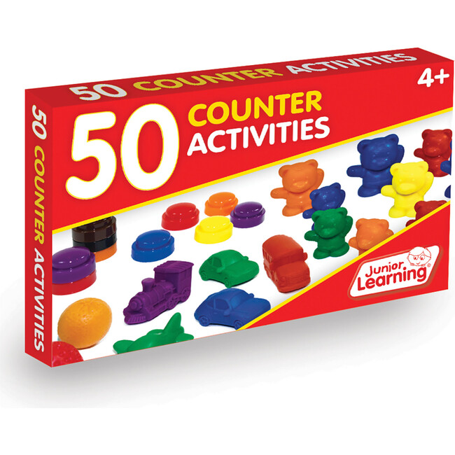 50 Counter Activities, Kindergarten Grade 1 Learning