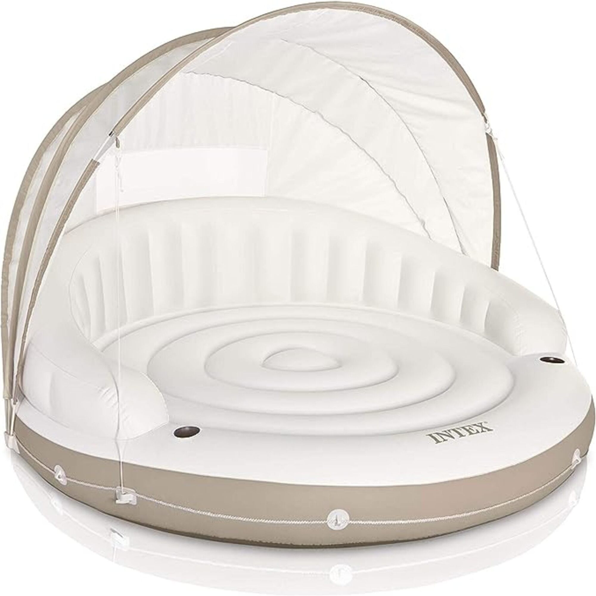 Inflatable Canopy Island Float Lounge - Pool Floats - 1