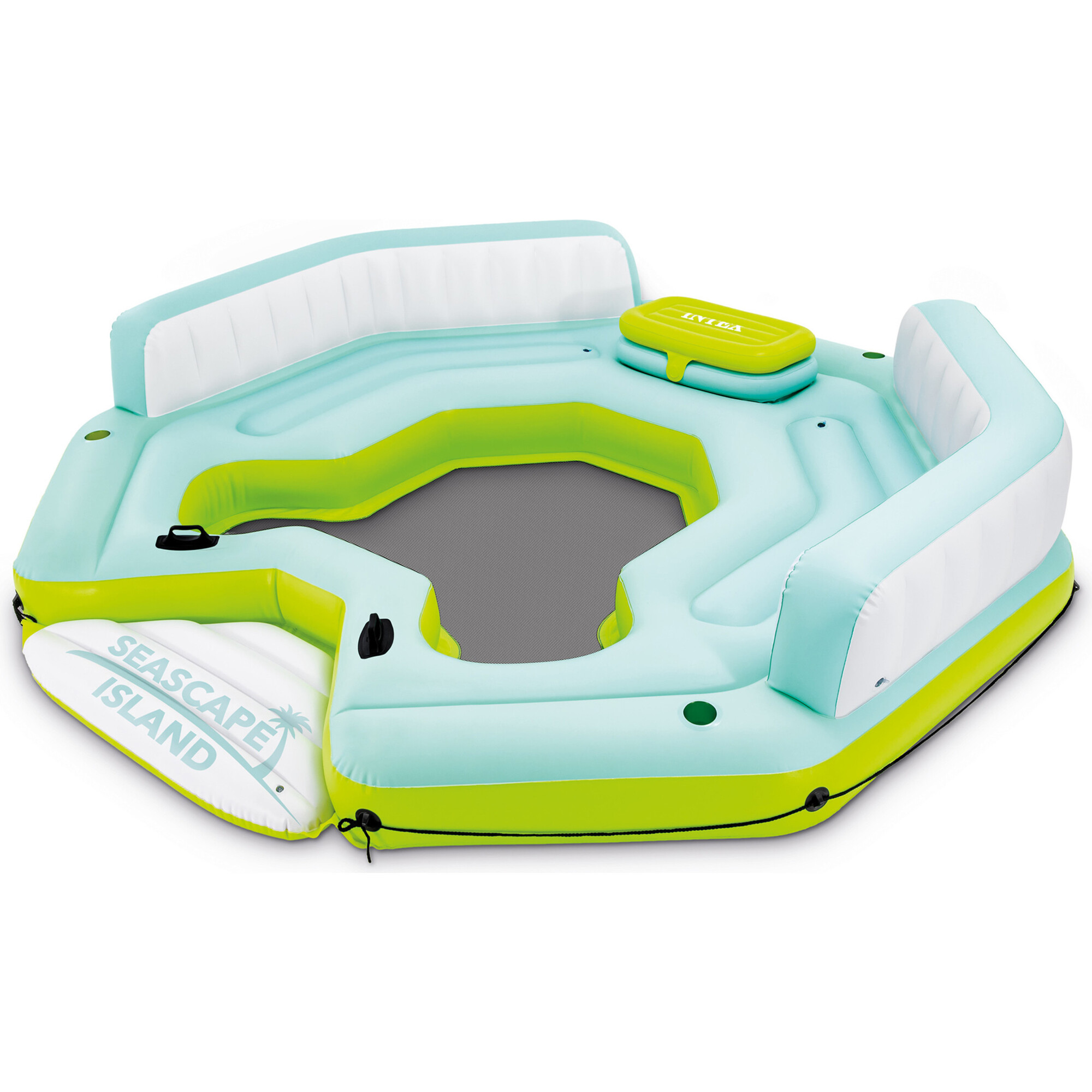 Seascape Island - Inflatable Relaxation Island Float - Pool Floats - 1