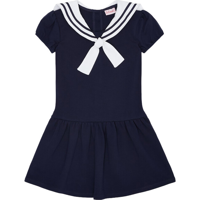 Crisanta Nautical Dress, Navy