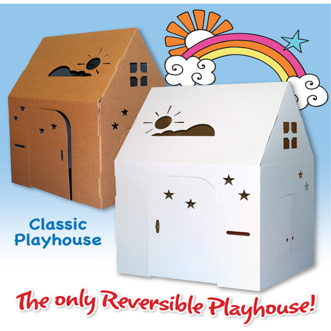 Personalize a Cardboard Fort - Playhouses - 2