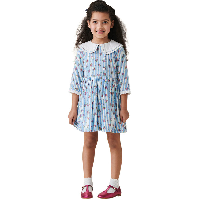Provenza Dress, Blue - Dresses - 2