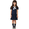 Crisanta Nautical Dress, Navy - Dresses - 2
