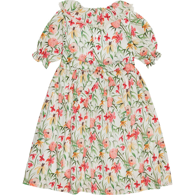 Milla Hand Smock Dress, Coral - Dresses - 3