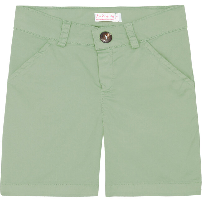 Bocusi Chino Shorts, Sage Green