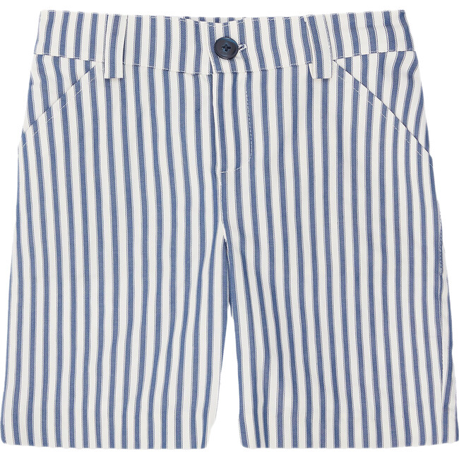 Romo Cotton Shorts, Blue