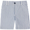 Romo Cotton Shorts, Blue - Shorts - 1 - thumbnail