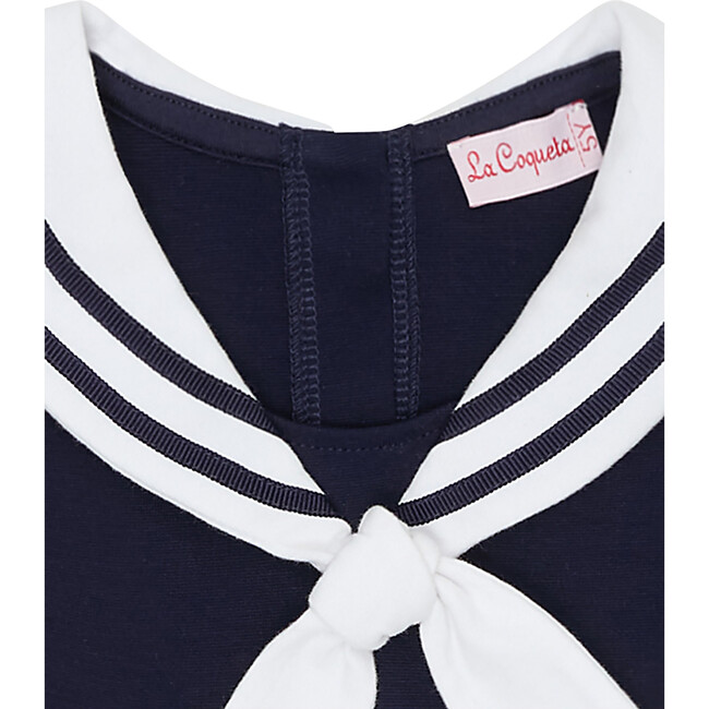 Crisanta Nautical Dress, Navy - Dresses - 5