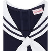 Crisanta Nautical Dress, Navy - Dresses - 5