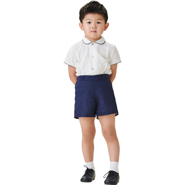 Sebastian Baby Boy Set, Navy - Mixed Apparel Set - 2
