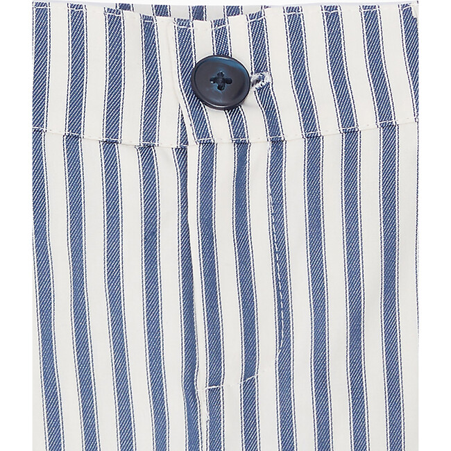 Romo Cotton Shorts, Blue - Shorts - 4