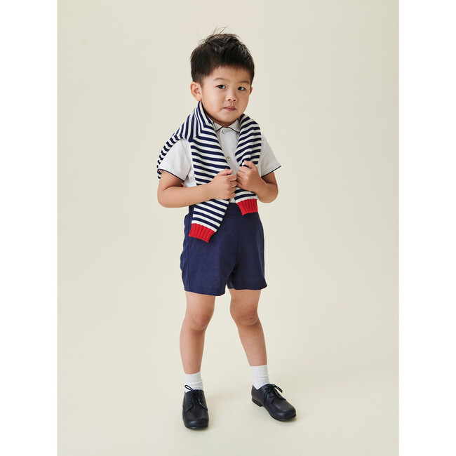 Sebastian Baby Boy Set, Navy - Mixed Apparel Set - 7