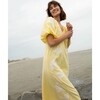 Women's Miriam V-Neck Puff Sleeve Maxi Dress, Ginkgo - Dresses - 2