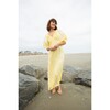 Women's Miriam V-Neck Puff Sleeve Maxi Dress, Ginkgo - Dresses - 3