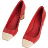 Women's Risa Color-Block Stacked Resin 2.75-Inch Heel Shoes, Begonia - Dress Shoes - 1 - thumbnail
