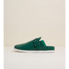 Women's Porter Leather Buckled Slip-On, Juniper - Slip Ons - 2