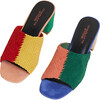 Women's Lenu Woven Leather Open Toe 2.5-Inch Block Heel Slide Sandals, Kingston - Sandals - 1 - thumbnail