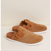 Women's Porter Leather Buckled Slip-On, Bamboo - Slip Ons - 2