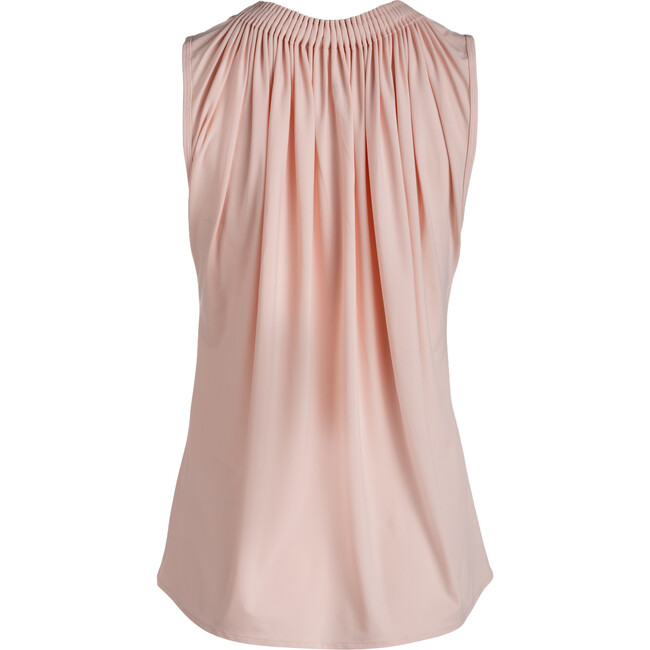 Women's Venus Bias-Cut Ruched Back Tank Top, Pale Pink - Tank Tops - 2