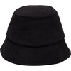 Women's Yuki Tonal Embroidered Monogram Bucket Hat, Black - Hats - 3