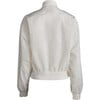 Women's Steffi High-Neck Zipped Shell Jacket, Optic White - Jackets - 2