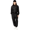 Women's Steffi High-Neck Zipped Shell Jacket, Black - Jackets - 3