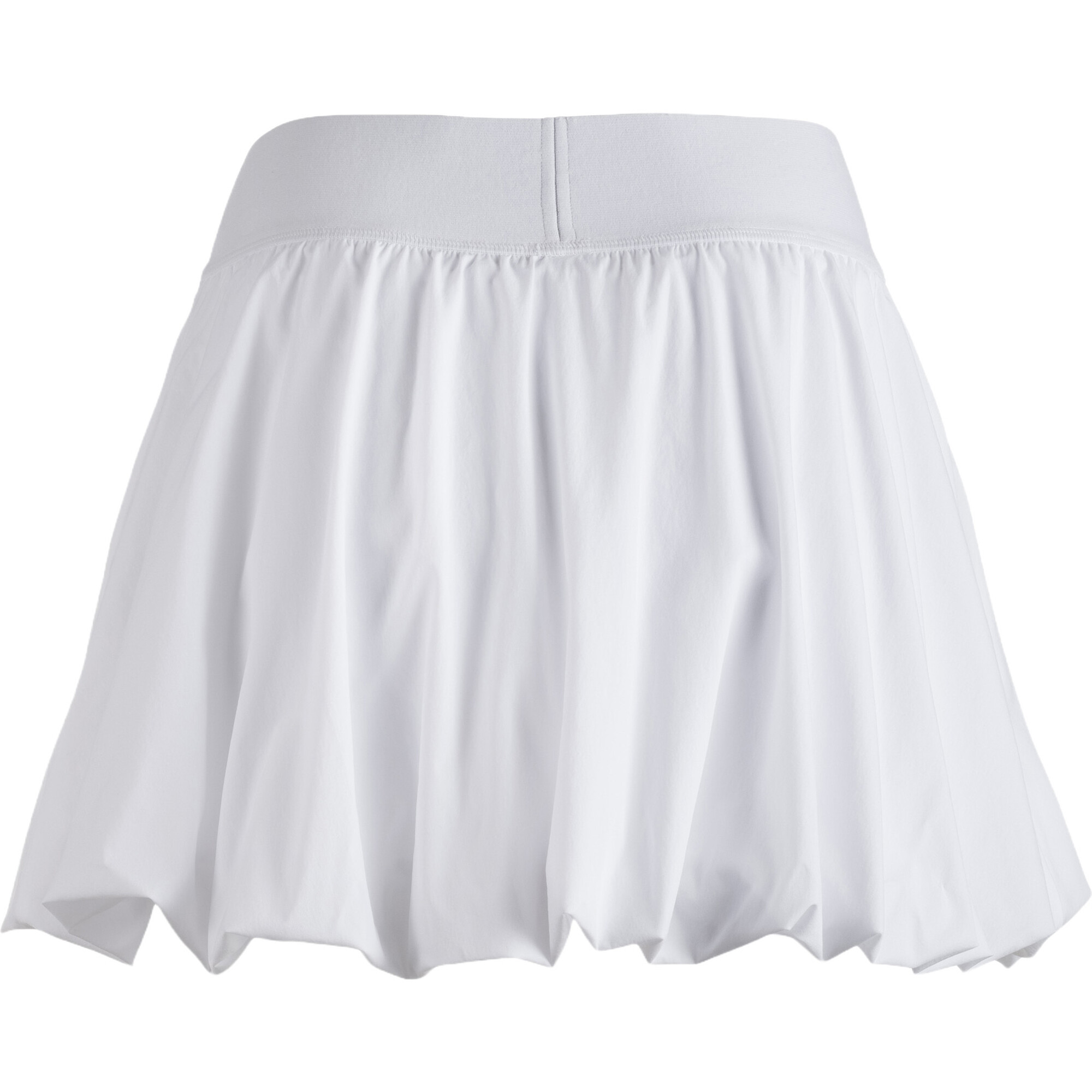 Women's Serena Layered Tennis Bubble Skirt, Optic White