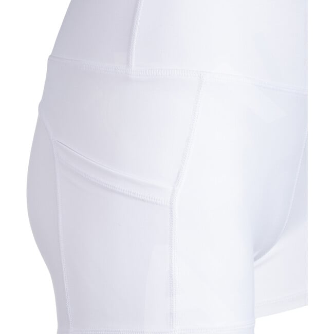 Women's Reese Ball Pocket 3-Inch Tennis Under Shorts, Optic White - Shorts - 3