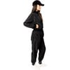 Women's Martina Ankle Slide Zipper Pants, Black - Sweatpants - 5