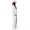 Women's Martina Ankle Slide Zipper Pants, Optic White - Sweatpants - 6