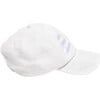 Women's Lo Baseball Tonal Embroidered Monogram Cap, Optic White - Hats - 2