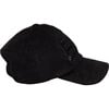 Women's Lo Baseball Tonal Embroidered Monogram Cap, Black - Hats - 2