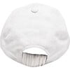 Women's Lo Baseball Tonal Embroidered Monogram Cap, Optic White - Hats - 3