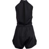 Women's Leylah Halter Neck Short Jumpsuit, Black - Jumpsuits - 2