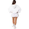 Women's Iga Oversized Seamless Cropped Hoodie, Optic White - Sweatshirts - 5