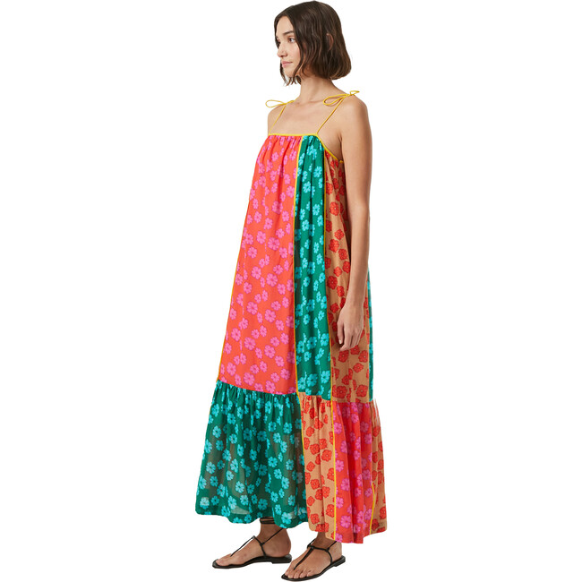 Women's Sylvana Tie-Dye Spaghetti Strap Dress, Multi Bombay Bloom Ditsy - Dresses - 3