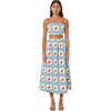 Women's Aaron Pleated A-Line Midi Skirt, Lal Mirchi - Skirts - 1 - thumbnail